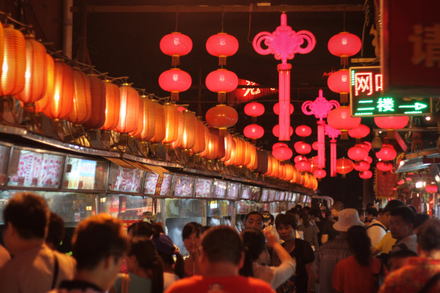The Night Market in Wangfujing, Beijing. Photo Credit: N. McGee