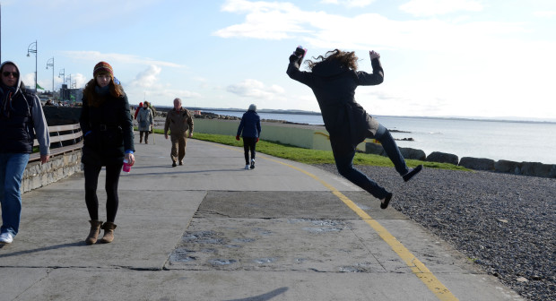 Kellie McMullin studying in Galwai, Ireland