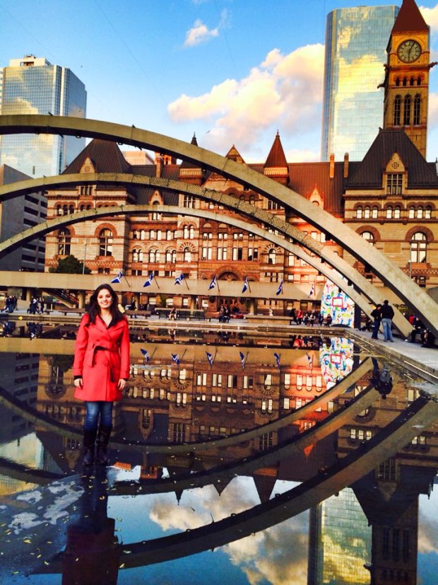 Leticia Mignoni studying in Toronto, Canada