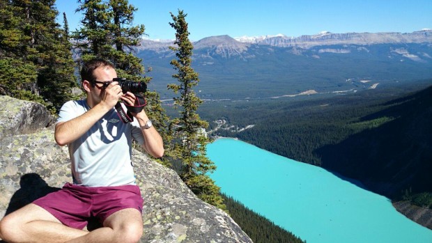 Pedro Velasquez Santos Junior visiting Banff National Park, Canada